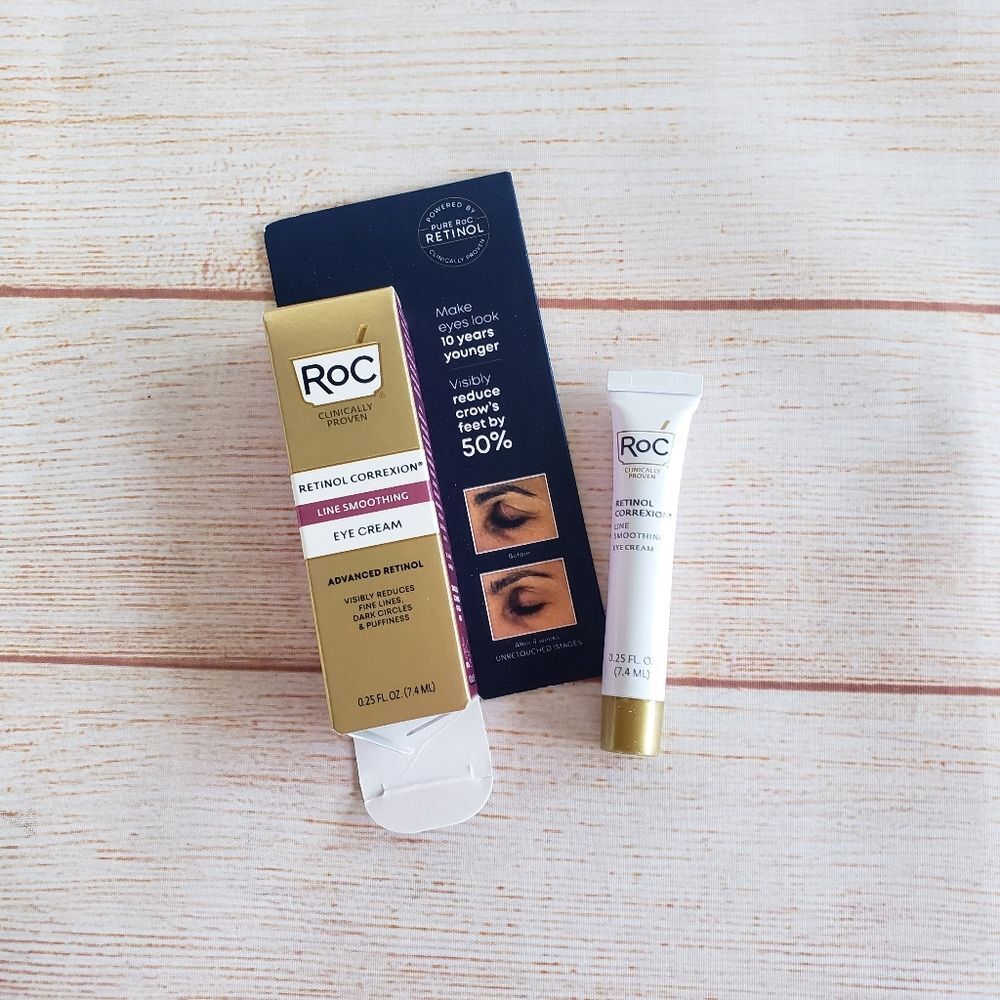 Roc Advanced Retinol Correxion Line Smoothing Eye Cream Anti Wrinkle Puffiness - Picture 5 of 5
